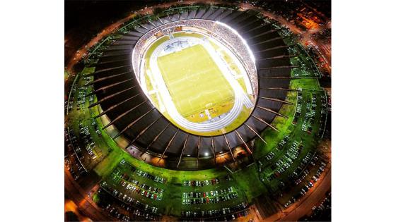 El estadio olimpico Mangueirao fue convertido en un albergue provisional para alojar a personas sin techo. El estadio olimpico Mangueirao fue convertido en un albergue provisional para alejar a decenas de personas sin techo.