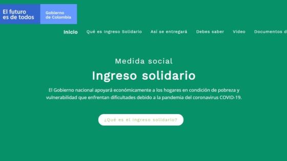 Ingreso solidario Ingreso solidario