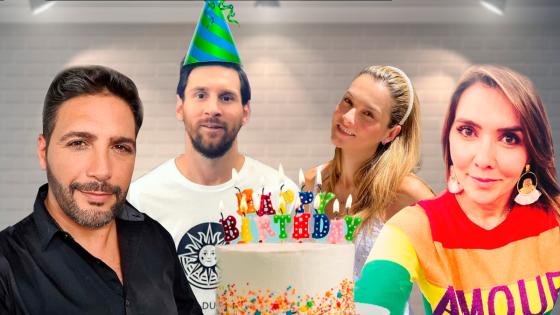 Lionel Messi celebra su cumpleaños en Día a Día