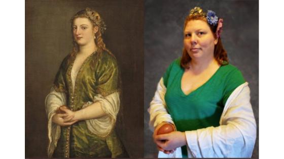 #gettymuseumchallenge: Woman Holding an Apple. #gettymuseumchallenge: Woman Holding an Apple.