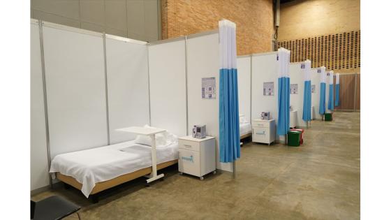 La primera fase del proyecto, que irá creciendo en capacidad y dotación de servicios según la demanda, también cuenta con 160 puntos de red de oxígeno.