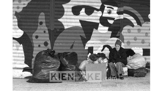 Este es el panorama diario en algunas calles del centro de Bogotá durante la cuarentena.  Foto: Andrés Lozano/ KienyKe.com