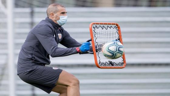 Así fue el regreso de algunos jugadores a los entrenamientos.  Foto: Fc Barcelona - EFE