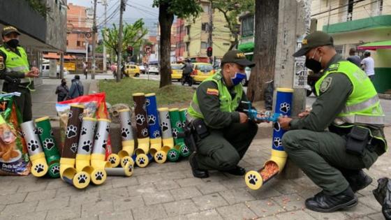 Policías en Medellín