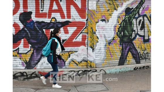 Día del Trabajo en Bogotá en tiempos de Coronavirus.  Foto: Andrés Lozano