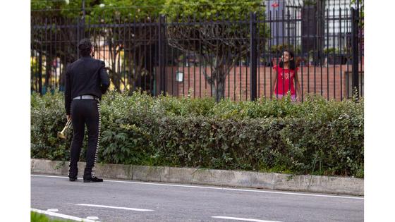 La situación de estos músicos es "más que difícil", ya que no se les ha permitido trabajar, como a miles de trabajadores en el sector de la economía informal, desde la declaración de la cuarentena contra el coronavirus.   Foto: Juan David Gallego - Anadolu 