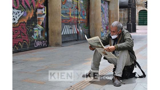 Día del Trabajo en Bogotá en tiempos de Coronavirus.  Foto: Andrés Lozano