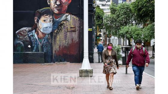 Día del Trabajo en Bogotá en tiempos de Coronavirus.  Foto: Andrés Lozano