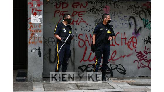 Día del Trabajo en Bogotá en tiempos de Coronavirus.  Foto: Andrés Lozano