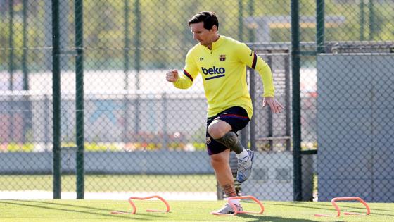 Así fue el regreso de algunos jugadores a los entrenamientos.  Foto: Atlético de Madrid - EFE