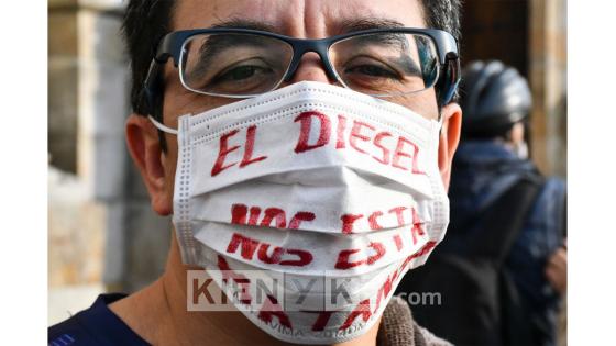 Día del Trabajo en Bogotá en tiempos de Coronavirus.  Foto: Andrés Lozano
