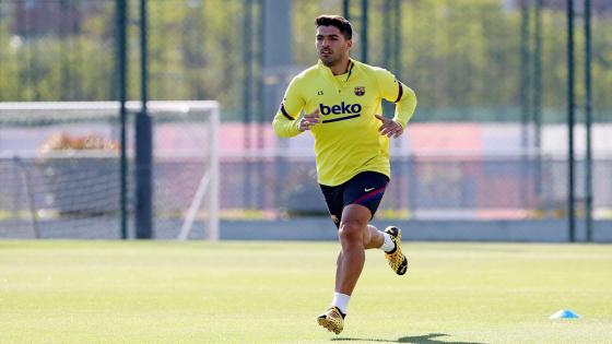 Así fue el regreso de algunos jugadores a los entrenamientos.  Foto: Fc Barcelona - EFE
