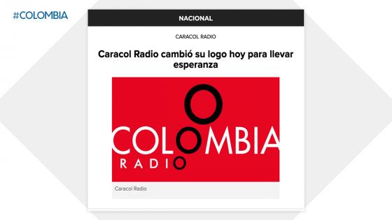 Caracol Radio dispone sus plataformas y es parte de la campaña COLOMBIA.