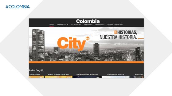 El canal City TV se vincula a la campaña COLOMBIA y cambia su imagen este 31 de mayo.