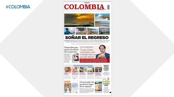 El Heraldo, una portada que ve el futuro con optimismo.