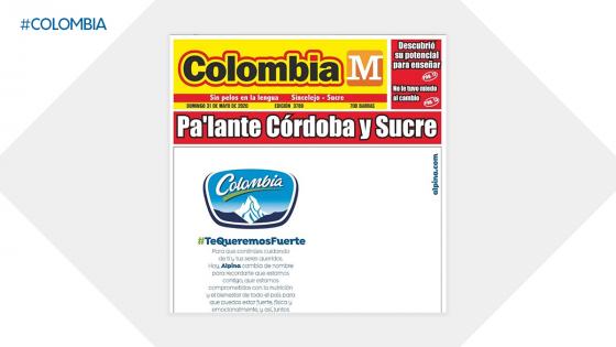 El Propio también participa en la campaña COLOMBIA. 
