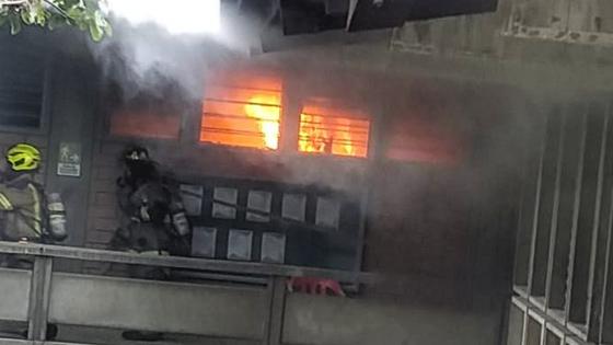 Incendio Universidad de Antioquia