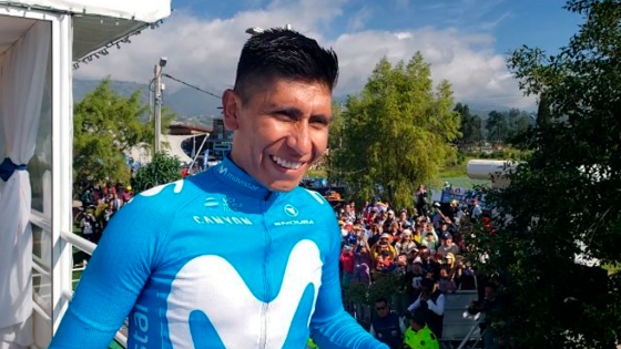 Nairo Quintana en el movistar team Nairo Quintana en el movistar team