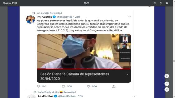 congresistas violan la cuarentena para asistir al Congreso congresistas violan la cuarentena para asistir al Congreso
