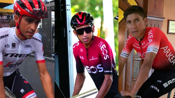 egan bernal, alberto contador y nairo quintana egan bernal, alberto contador y nairo quintana