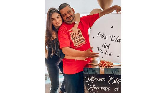 Yuri vargas y su papá