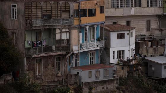 Viviendas durante las cuarentena en Valparaíso