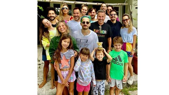 Ricardo Montaner con su familia el día del padre Ricardo Montaner con su familia el día del padre