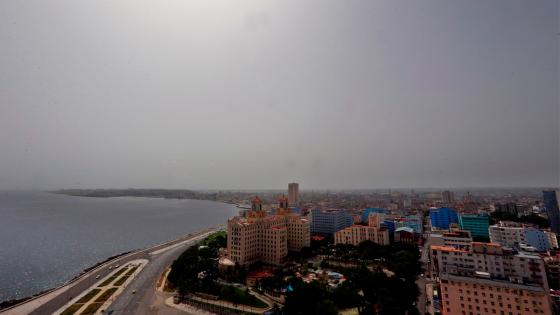 Nube de polvo del Sahara, en Cuba Nube de polvo del Sahara, en Cuba