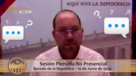 ¿Con quién peleaba? El descache del presidente del Congreso en la plenaria Lidio García