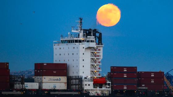 Eclipse de luna sorprendió al mundo en la noche