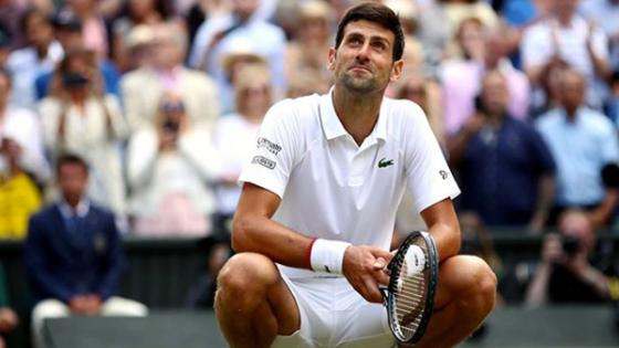 Novak Djokovic tras ganar Wimbledon Novak Djokovic tras ganar Wimbledon