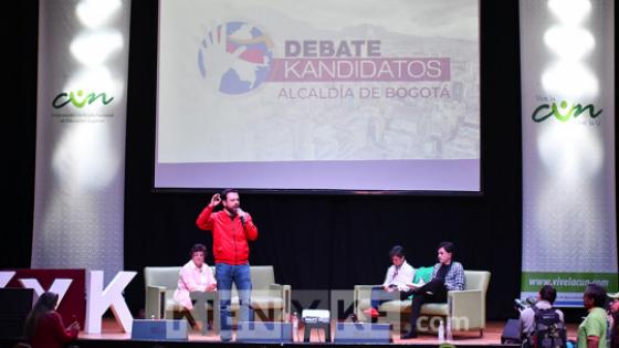 Debate de candidatos por la Alcaldía de Bogotá. 