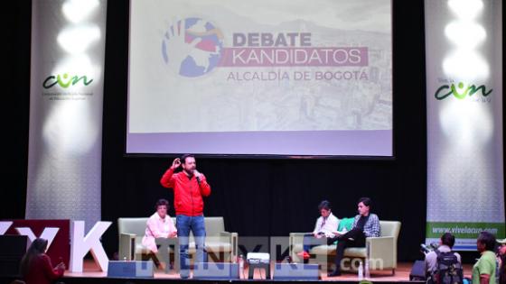 Debate de candidatos por la Alcaldía de Bogotá. Debate de candidatos por la Alcaldía de Bogotá.