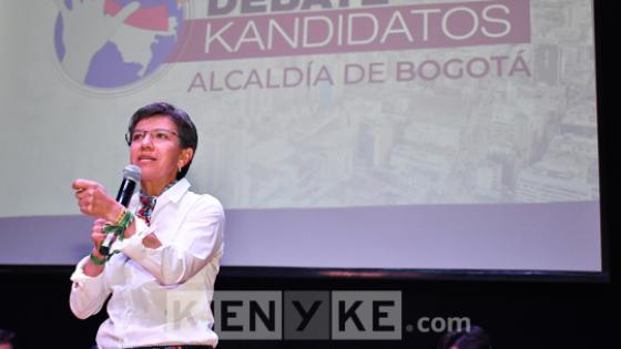 Debate de candidatos por la Alcaldía de Bogotá. 