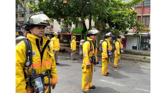 Bomberos de Bello, Antioquia. 