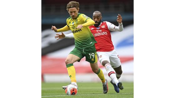 Tom Trybull de Norwich City Tom Trybull de Norwich City