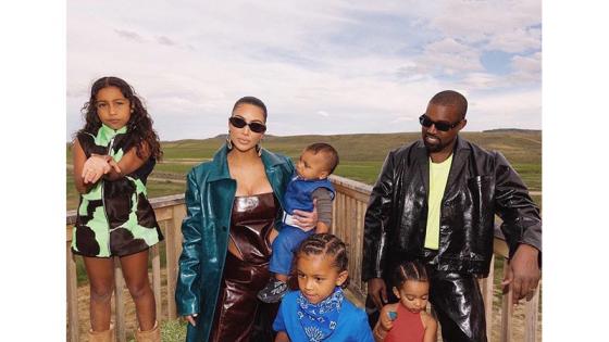 Kanye West y su familia