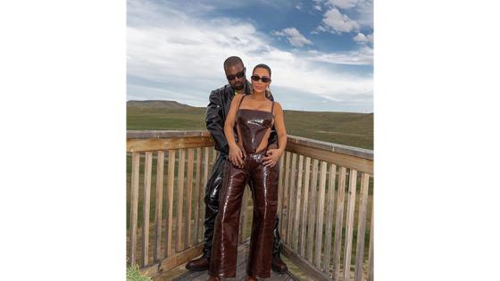 Kanye West y Kim Kardashian