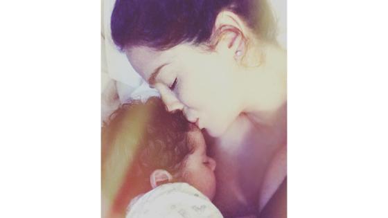 Danna García y su hijo Danna García y su hijo