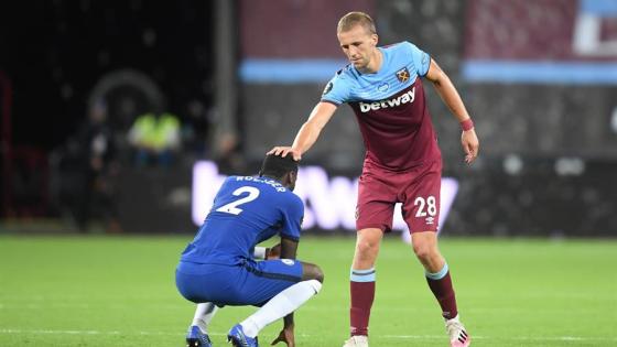 Tomas Soucek y Antonio Rudiger 