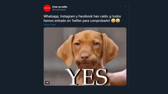 Meme caída de WhatsApp, Facebook e Instagram