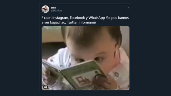 Meme caída de WhatsApp, Facebook e Instagram