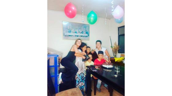 Lady Tabares y su familia Lady Tabares y su familia