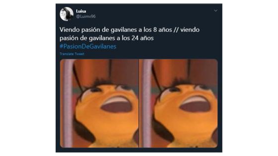 Meme de Pasión de Gavilanes.