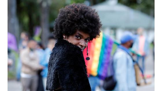 Marcha comunidad trans en Bogotá