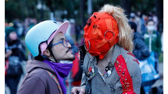 Marcha comunidad trans en Bogotá