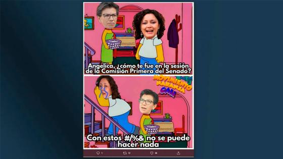 Meme de Ángelica Lozano. Meme de Angélica Lozano.