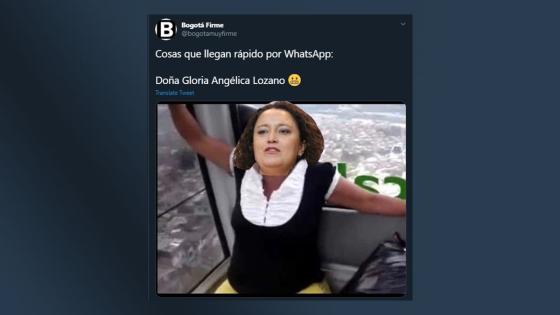 Meme de Ángelica Lozano.