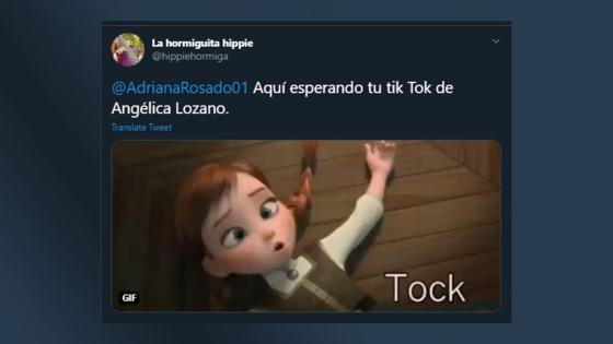 Meme de Ángelica Lozano.