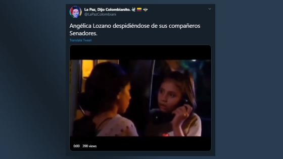 Meme de Ángelica Lozano.